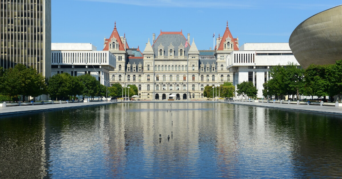 New York State Capitol: Far, Wide Exterior