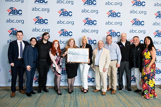 Diane Cahill with staff at ABC Convention