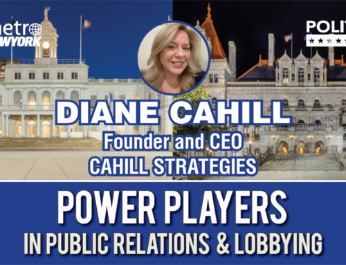 Diane Cahill Named Among PoliticsNY’s Power Player’s in Public Relations & Lobbying