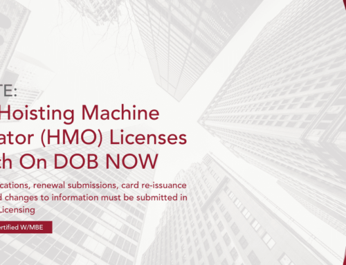 DOB: Hoisting Machine Operator (HMO) License Types Launch in DOB NOW: Licensing