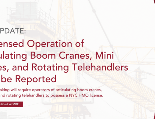 DOB: Unlicensed Operation of Articulating Boom Cranes, Mini Cranes, & Rotating Telehandlers Must be Reported