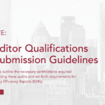 Auditor Qualifications & EER Submission Guidelines