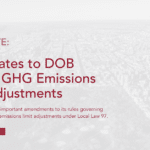 GHG Emissions Limits Adjustments