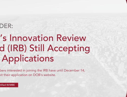 DOB’s Innovation Review Board (IRB) Still Accepting New Applications