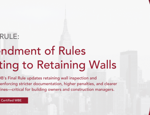 DOB Announces New Rules Relating to Retaining Walls