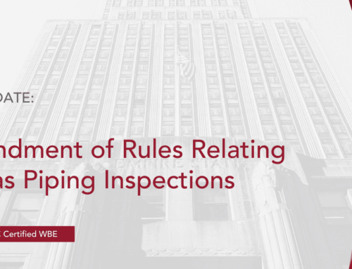 Amendment of Rules Relating to Gas Piping Inspections