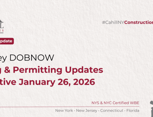 Six Key DOBNOW Filing & Permitting Updates Effective January 26, 2026