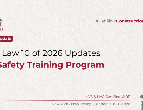 NYC Local Law 10 of 2026: Key Updates to the Site Safety Training Program