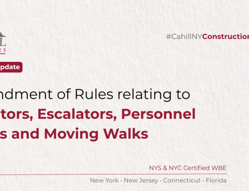 DOB Amends Elevator, Escalator, and Moving Walk Rules