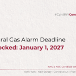 DOB Confirms Natural Gas Alarm Deadline Will Not Be Extended Beyond January 1, 2027